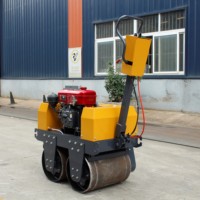 Mini rouleau compresseur à pied de mouton OEM 300 kg-700 kg, moteur essence/diesel, équipement de terrassement, pompe hydraulique Eaton, moteur principal du compacteur