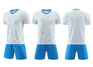 Nouveau adulte enfant maillot de football même Style absorbant la sueur sport T-shirt été formation Match jour uniforme - Product Image 6