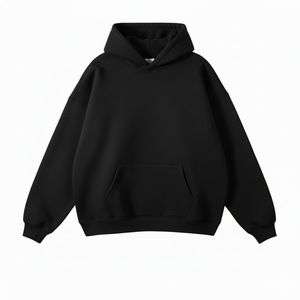 เสื้อฮู้ดสวมหัวผ้าฝ้าย100% ใส่ได้ทั้งชายและหญิงผ้าฟลีซพิมพ์ลายน้ำหนักมากโอเวอร์ไซส์เข้ารูปสำหรับฤดูหนาว - Product Image 6