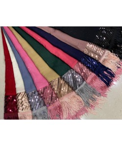 Abaya en denim turc pour femme en vêtements islamiques modernes avec robe jilbab ouverte et hijab - Product Image 6