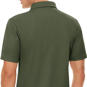 บริการ OEM เสื้อโปโลผู้ชายน้ำหนักเบา ระบายอากาศได้ดี MOQ ต่ำ สไตล์สตรีท ผ้าพรีเมียม เสื้อโปโลผู้ชาย - Product Image 6
