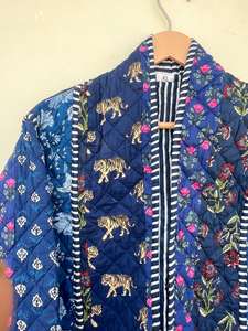 เสื้อแจ็คเก็ตผ้าฝ้ายบุนวมสำหรับผู้หญิงเสื้อโค้ทกันซ้ำได้มีกระดุมพิมพ์ลายเสื้อโค้ทใส่ได้ทุกฤดู - Product Image 6