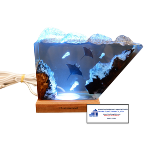 Produit chaud Raies du Vietnam écologiques en forme de résine époxy Veilleuses - Product Image 2