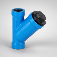 Filtre à graisse sec de type Y en fonte GGQ-P8 GGQ-P10 GGQ-P15 GGQ-P20 GGQ-P25 avec bouchon rapide pour système de lubrification
