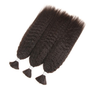 Cheveux bruts frisés en vrac de haute qualité Remy South Indian Temple - Product Image 5