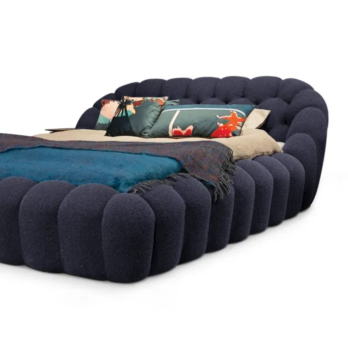 Letto moderno Roche Bobois mobili per camera da letto morbidi in schiuma ad alta densità letto italiano fantasia Design moderno italiano letto a bolle