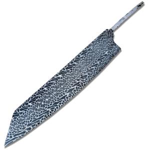 Cuchillo NM 2024 de Alta Calidad, Hecho a Mano, Profesional, para Bricolaje, Hoja en Blanco, Mango de Madera, Estilo Bowie Japonés - Product Image 4