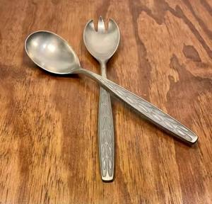 Ensemble de couverts de cuillères à salade de serveur en acier inoxydable conçu de haute qualité pour l'utilisation de restaurant à domicile outils de cuisine de qualité - Product Image 3