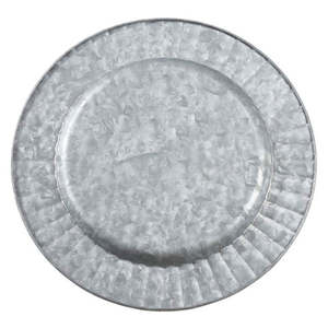 Embossed Border Eco-Friendly for Charger Plate Attractive Metal Wedding Decorative <b>Platter</b> Hot Selling Dinnerware Dishes Plates - Product Image 4