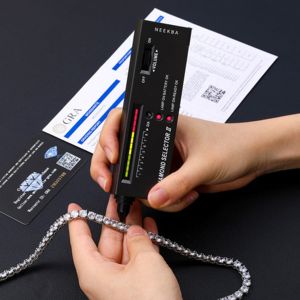 Cadena de tenis de moissanita de corte redondo de 3mm de plata 925, collar minimalista de moissanita VVS de una sola línea para hombres, cadena de uso diario para hombres - Product Image 4