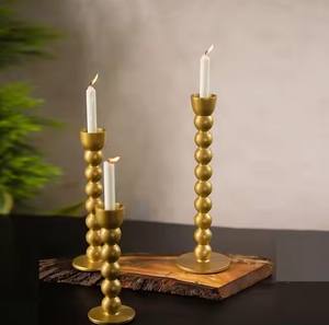 Bougeoirs en métal fantaisie classiques de haute qualité Fournisseur de gros décoratifs de Noël - Product Image 4