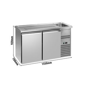 ตู้กดเบียร์แบบ Direct Draw / Kegerator PREMIUM PLUS - 1550x700 มม. - ประตูบานคู่แบบแข็ง - Product Image 2