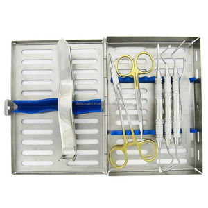 Kit de 15 Piezas de Herramientas de Microcirugía Oral Manual de Alta Precisión, Empuñadura Ergonómica, Estuche de Acero Inoxidable, Diseñado para Implantes - Product Image 4