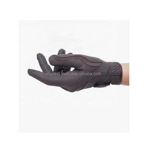 Gants d'équitation pour chevaux, en cuir/PU, pour l'hiver, à doigts entiers, fermeture à boucle, flexibles, antidérapants, pour l'extérieur, neufs - Product Image 5