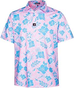 Polo à manches courtes en jersey extensible 210g, style business, avec logo personnalisé brodé, imprimé rayé tendance pour homme - Product Image 3