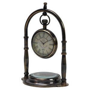 เข็มทิศทองเหลืองโบราณสีดำสำหรับตกแต่งบ้านดีไซน์มินิมอลโต๊ะน้ำหนักเบาสำหรับการตกแต่งภายในห้องนั่งเล่น - Product Image 3