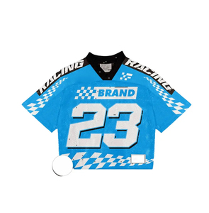 เสื้อเจอร์ซีย์อเมริกันฟุตบอลสำหรับแฟนทีมกีฬาและระบายอากาศได้ใส่สบายพร้อมชื่อและหมายเลขส่วนตัว - Product Image 6