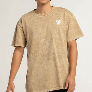 Camiseta Moderna de Moda Urbana con Lavado Ácido para Hombre, Tela Suave Lavada, Estilo Urbano Moderno, Atuendo Diario Cómodo - Product Image 2