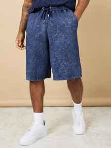 ชุดสั้นสำหรับผู้ชายซักแบบกรดเทอร์รี่ฝรั่งเศสแบบกำหนดขนาดเองเป็นมิตรกับสิ่งแวดล้อมสำหรับคุณแม่ - Product Image 3