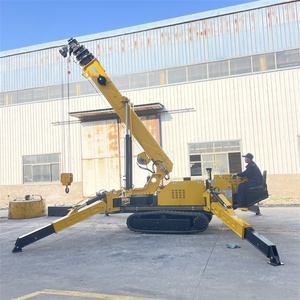 מכירות ישירות מהיצרן JN-SPT CE מיני עגורן זחלילי הידראולי מלא עגורן עכביש חשמלי/דיזל 5 טון פעולות הרמה בחלל קטן - Product Image 4