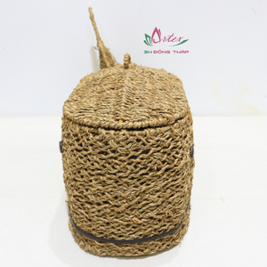 Meilleure vente paniers en rotin tissé naturel jacinthe d'eau panier de rangement forme animale maison blanchisserie cuisine salon décoration - Product Image 2