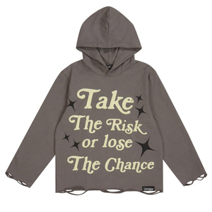 Sweat à capuche imprimé DTF DTG avec strass personnalisé pour hommes Vente en gros d'usine de pullover à capuche mode surdimensionnée Streetwear - Product Image 1