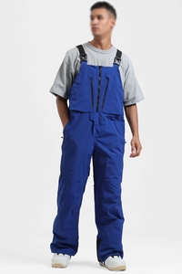 OEM Unisex Plus Size Ski Overall Warm Waterproof Windproof Breathable Gor-<b>Tex</b> Taped Seams Detachable Collar 100% Polyester - Product Image 5