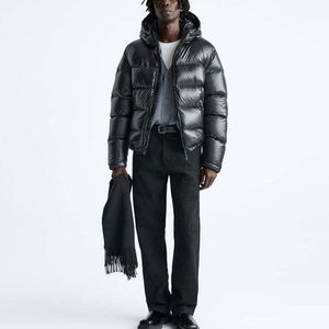 Doudounes OEM ODM pour hommes manteaux matelassés d'hiver vêtements d'extérieur chauds et légers à la mode - Product Image 2