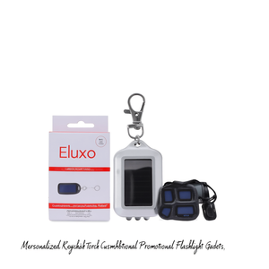 Torcia Portachiavi Personalizzabile Eluxo, Gadget Promozionale con Luce LED - Product Image 2