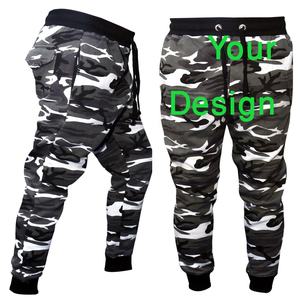 2023 nouveauté haute qualité hommes Cargo Joggers poches multicolores conception personnalisée 100% coton antibactérien respirant - Product Image 2