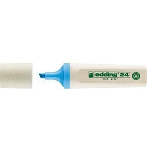 Paquete de 24 Marcadores y Resaltadores EcoLine de 2-5 mm, Color Azul Claro, Punta de Cincel, EDDING - Product Image 1