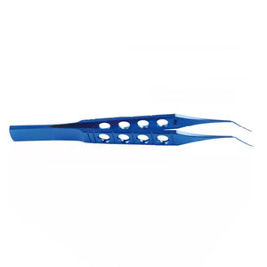 Fórceps Eye Hoskin de alta calidad, punto en ángulo, azul, recubierto de titanio, acero alemán, fórceps de sutura quirúrgica para ojos - Product Image 5