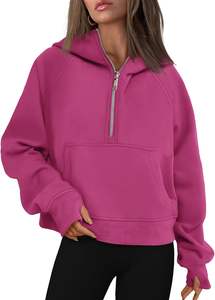Sweats à capuche pour femmes avec logo brodé Produits du fabricant Pro de haute qualité Vente à chaud Essentiels d'hiver à un prix imbattable - Product Image 3
