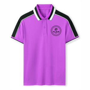 เสื้อยืดโปโลผ้าฝ้าย100% สำหรับผู้ชายขายดีผ้าคอตตอนสำหรับงานตามสั่งสีพื้นสไตล์ลำลองพิมพ์ลายน้ำหนัก180ก. - Product Image 4