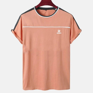 Camiseta de Hombre al por Mayor, Última Moda, Personalizada, Cuello Redondo, MOQ Bajo, Camisetas de Manga Corta, Ropa Urbana, Camisetas de Alta Calidad para Hombre - Product Image 1