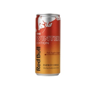 Pack de 12 boissons énergisantes Red Bull Winter Edition saveur pomme Fuji et gingembre, 250 ml, pour la vente au détail et les acheteurs exportateurs - Product Image 1