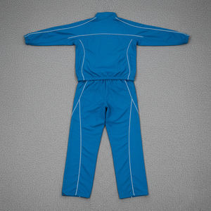 Survêtements avec passepoil personnalisés, veste coupe-vent, ensemble 2 pièces, survêtement décontracté en nylon léger et uni, ensemble de jogging 2026 - Product Image 3