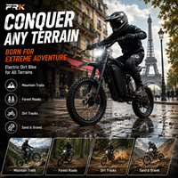 Vélo électrique 1500W 48V 20A 110N.m, vitesse élevée 60 km/h, autonomie 40 km, 30 °   Cadre en alliage d'aluminium pour la randonnée, pneus de 19 pouces, 7 vitesses