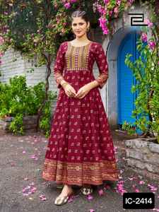 Conjunto de Kurti Largo con Pantalón y Dupatta para Mujer, Salwar Kameez de Diseñador Indio, Listo para Usar, Ropa Étnica Festiva, Kurtis de Rayón - Product Image 4