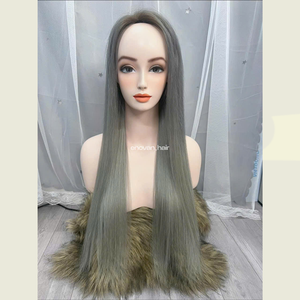 Venta al por mayor peluca cabello humano vietnamita eslavo procesamiento ruso Material virgen textura suave flujo Natural OEM Exportación de fábrica - Product Image 1