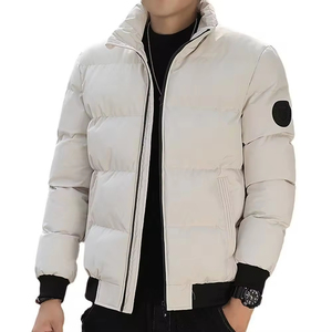 Chaqueta de Invierno Personalizada para Hombre, con Cuello Camisero, Cierre de Cremallera, Impermeable, Transpirable, Relleno de Algodón, con Capucha y Logotipo Frontal 2026 - Product Image 2