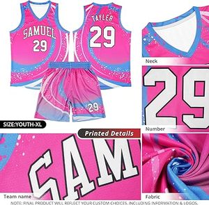 Camiseta de Baloncesto Personalizada KXK - Nombre del Equipo y Número Personalizados, Uniforme Deportivo Personalizado para Hombres, Mujeres y Jóvenes - Product Image 4