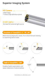 BESDATA taşınabilir HD Video LED ışık kaynak hastaneler için sert endoskop elektrikli burun Sinuscope optik alet - Product Image 6