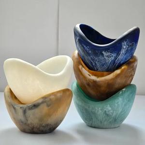 Vajilla, Accesorio para el Hogar, Tazón para Servir Ensaladas de Resina, Tazón para Alimentos de Resina para Uso Decorativo en el Hogar y Restaurantes - Product Image 3