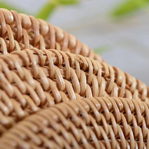 Ensemble de sets de table en bambou et rotin classiques, résistants à la chaleur, sous-verres, tapis pour théière, accessoires de rangement en bois pour thé et café, écologiques - Product Image 3