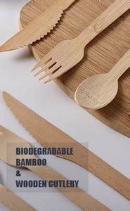 Juego de utensilios de madera biodegradables-Cuchara, tenedor y cuchillo desechables ecológicos para uso diario - Product Image 5