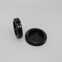 Passe-câble en caoutchouc silicone personnalisé, rond, carré plat, pour câbles électriques