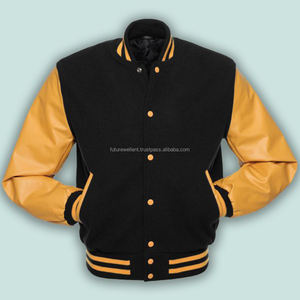 Fabricante de ropa de calle, venta al por mayor, chaquetas personalizadas, chaqueta de béisbol universitaria de talla grande Letterman Varsity Vintage School para hombre - Product Image 6