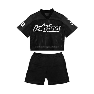 ชุดเซ็ตเสื้อผ้าผู้หญิงสำหรับฤดูหนาวปี 2026 แบบปรับแต่งได้ 2 ชิ้น เสื้อแขนสั้นเหนือเข่าและกางเกงขาสั้น - Product Image 5