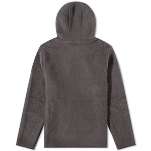Veste de survêtement pull personnalisée avec broderie 3D 100% poche de pochette en polyester recyclé 1/2 sweat à capuche à fermeture éclair en tissu polaire - Product Image 4